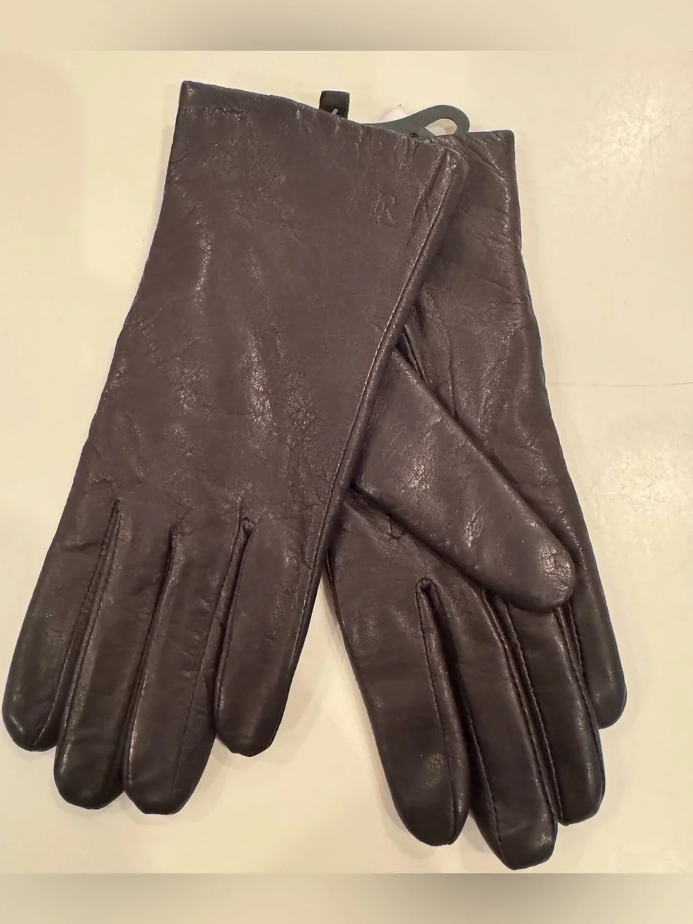 Women’s Ralph Lauren Leather Gloves - Cashmere/ Lambswool Lined - Size S - NWT